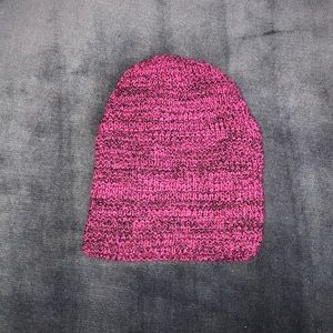 Pink and Black Beanie